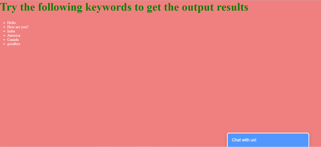 chat widget